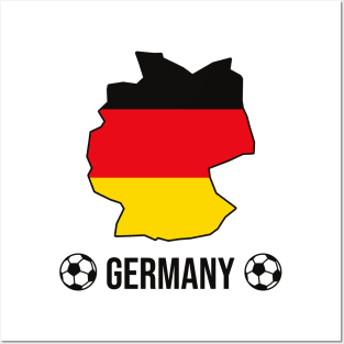 Germany Soccer Fan Country Germans Posters and Art